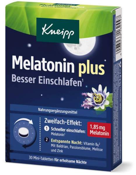 Kneipp Melatonin plus 1,85 mg 30 Tabletten