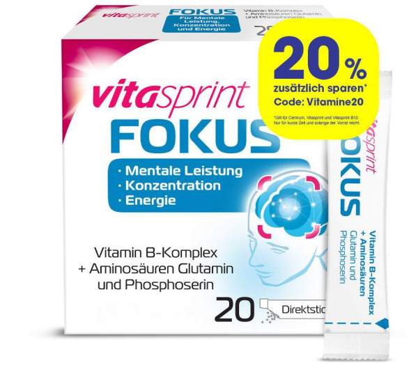 Vitasprint Fokus 20 Direktsticks