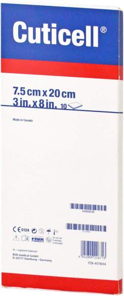 Cuticell Salbenkompresse 7,5 X 20 cm 50 Stück