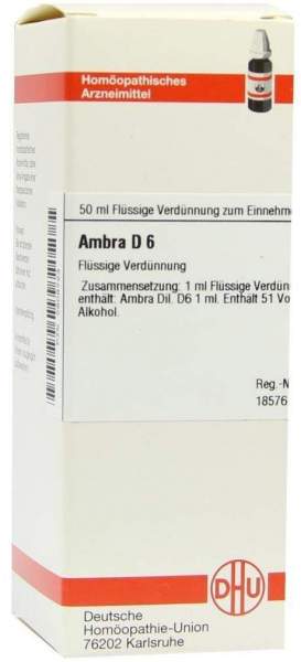 Ambra D6 50 ml Dilution