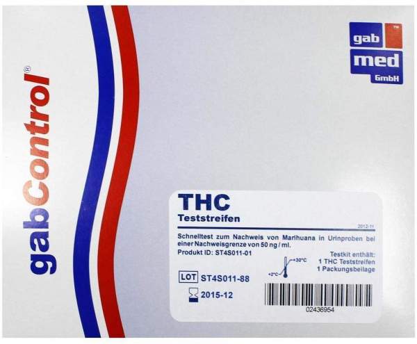 Gabcontrol Drogentest Thc 1 Teststreifen