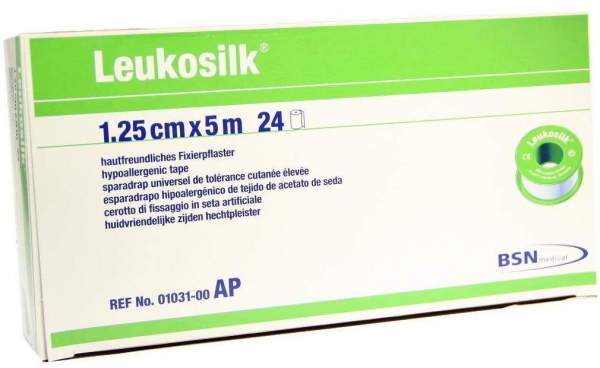 Leukosilk 5 M X 1,25 cm 1031 24 Pflaster