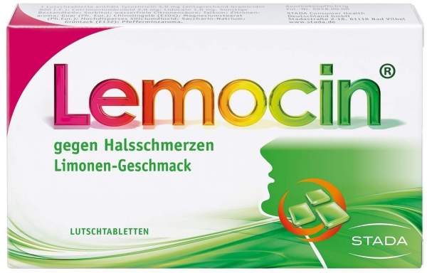 Lemocin gegen Halsschmerzen 20 Lutschtabletten