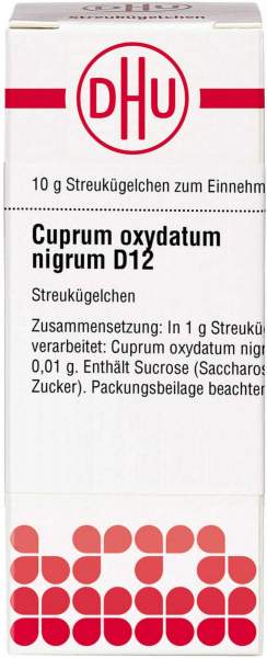 Dhu Cuprum Oxydatum Nigrum D12 Globuli 10 G