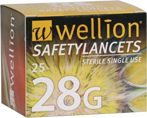 Wellion Safetylancets 28g Sicherheitsein