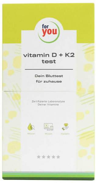 For You Vitamin D3 &amp; K2 Test Bluttest Für Zuhause.