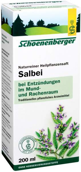 Salbei Saft Schoenenberger 200 ml
