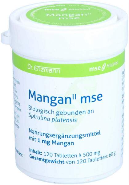 Mangan II MSE Tabletten 120 Stück