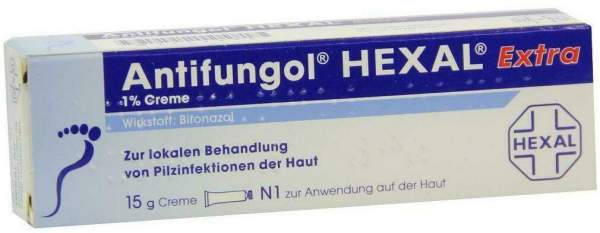 Antifungol Hexal Extra 1% 15 G Creme