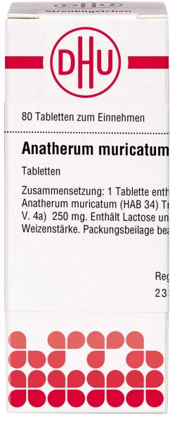Anatherum Muric. D 4 Tabletten