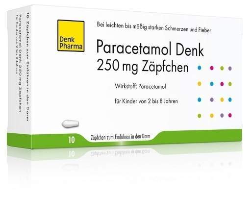 Paracetamol Denk 250 mg 10 Zäpfchen