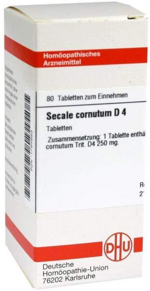 DHU Secale Cornutum D4 80 Tabletten