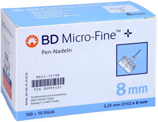 Bd Micro-Fine Nadeln 0,25x8 mm