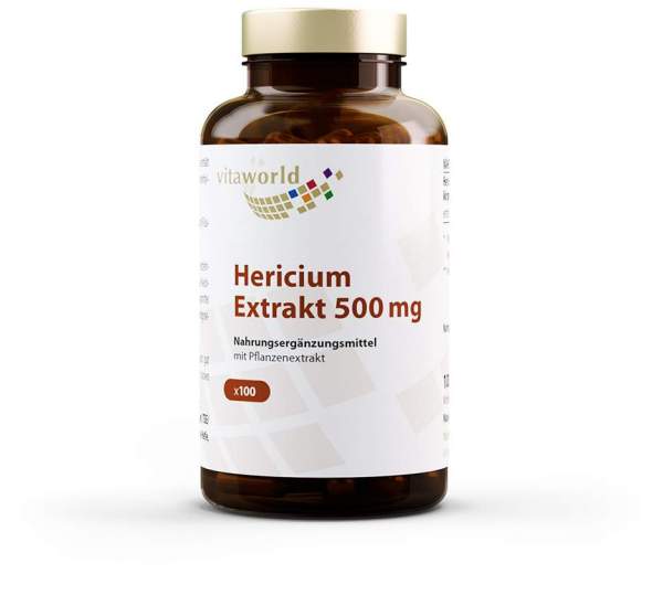 Hericium Extrakt 500 mg 100 Kapseln