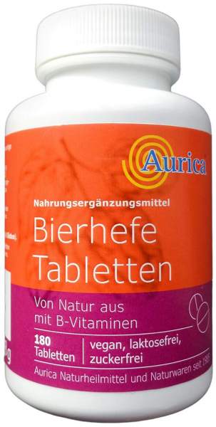Bierhefe Tabletten Aurica 180 Tabletten