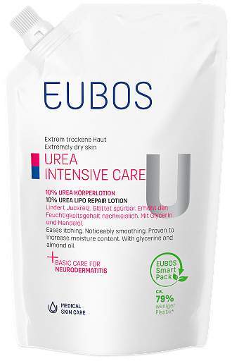 Eubos Urea Intensive Care 10 % Körperlotion 400 ml Nachfüllbeutel