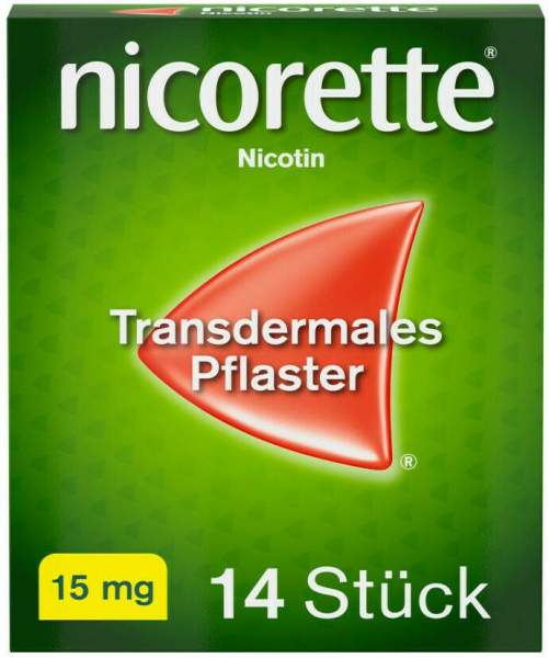 Nicorette TX Pflaster 15 mg 14 Matrixpflaster