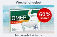 60% Rabatt auf Omep Hexal 20 mg 