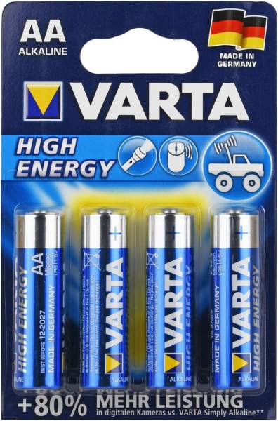 Batterien Mignon Lr 6 Aa 4906 Varta High 4 Stück