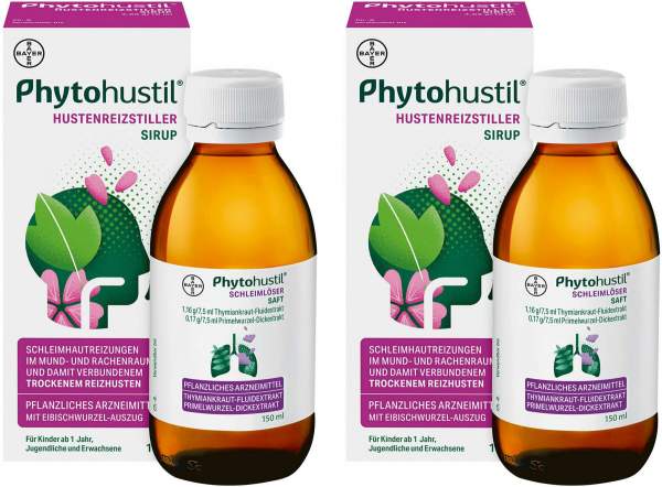 Phytohustil Hustenreizstiller 2 x 150 ml Sirup