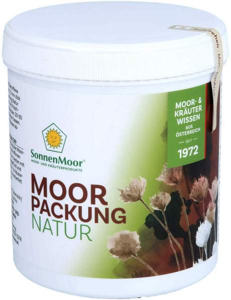 Moorpackung Natur F.Gelenke+bewegungsapparat Sonnenmoor 600g