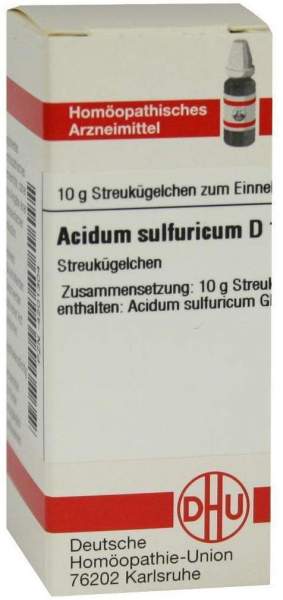 Acidum Sulfuricum D 10 Globuli
