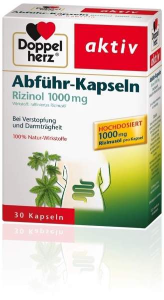 Doppelherz Aktiv Abführkapseln Rizinol 1000 mg 30 Stück