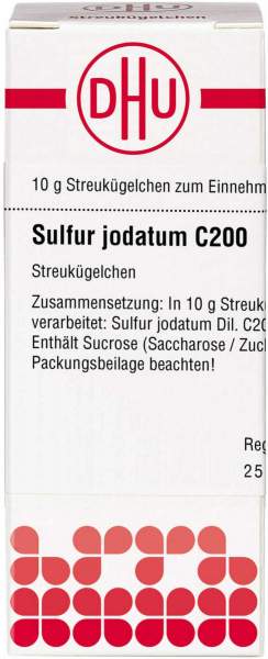 Sulfur Jodatum C 200 Globuli 10 g