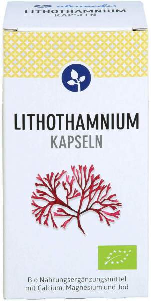 Lithothamnium Rotalge 1200 mg Bio Kapseln vegan 80 Stück