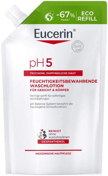 Eucerin pH5 Waschlotion empfindliche Haut Nachfüllbeutel 400 ml