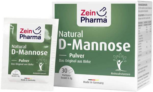 Natural D-Mannose 2000 mg Pulver Beutel 30 x 2 g