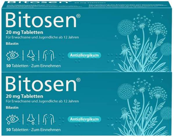 Bitosen 20 mg 2 x 50 Tabletten
