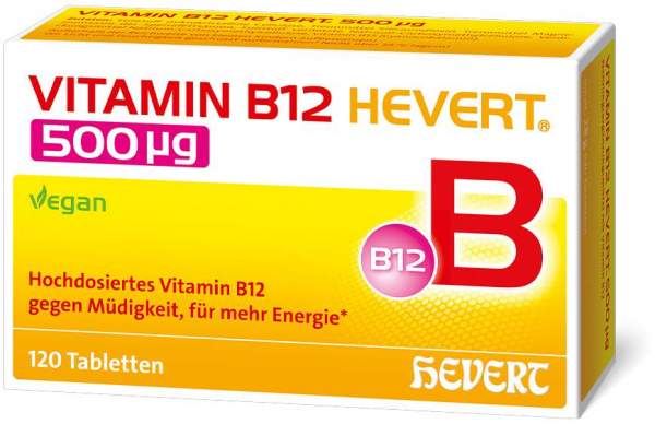Vitamin B12 Hevert 500 µg 120 Tabletten