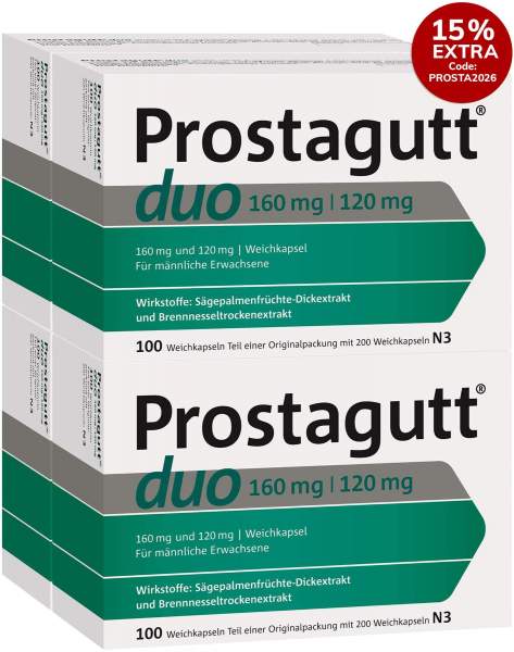 Prostagutt duo 160 mg - 120 mg 2 x 200 Kapseln