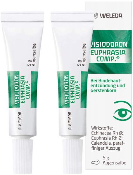 Weleda Visiodoron Euphrasia Comp. 2 x 5 g Augensalbe
