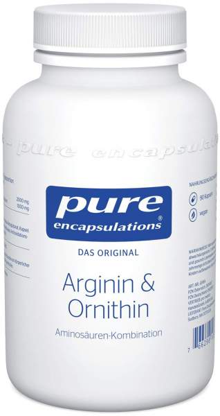Pure Encapsulations Arginin + Ornithin 90 Kapseln