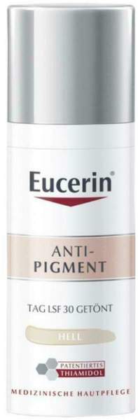 Eucerin Anti-Pigment Tagespflege Getönt hell 50 ml Creme + gratis Eucerin Anti - Pigment Dual Serum Mini 7 ml