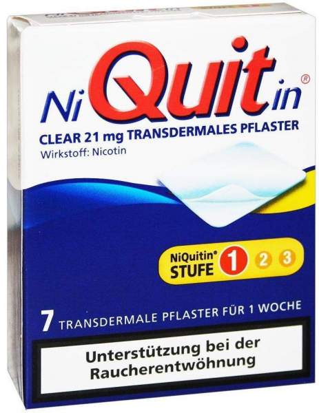 Niquitin Clear 21 mg Transdermale Pflaster
