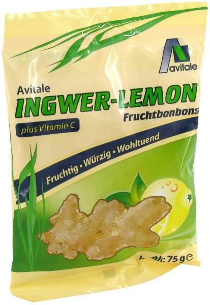 Ingwer Lemon Bonbons + Vitamin C 75 G
