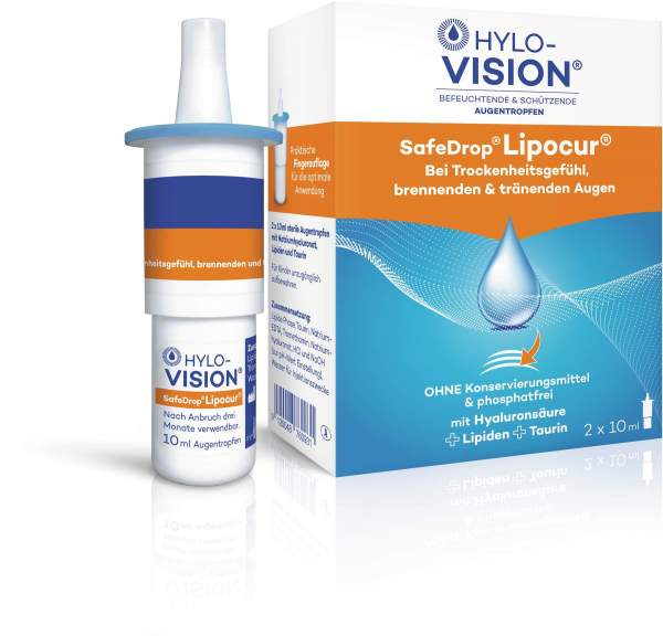 Hylo-Vision SafeDrop Lipocur 2 x 10 ml Augentropfen
