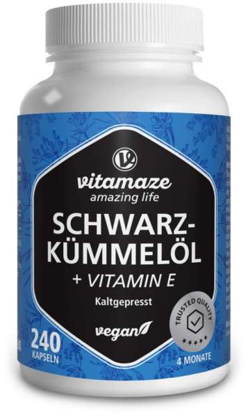Schwarzkümmelöl + Vitamin E 240 Kapseln