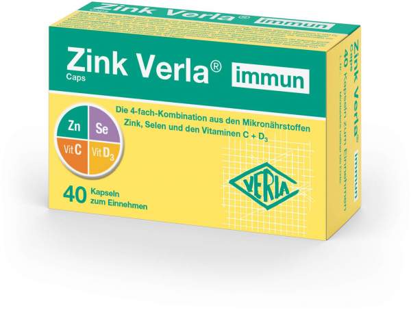 Zink Verla immun Caps 40 Kapseln