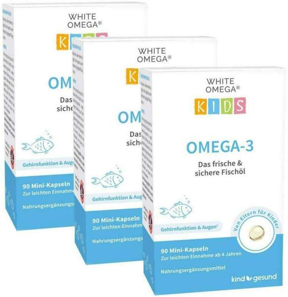 White Omega Kids Weichkapseln