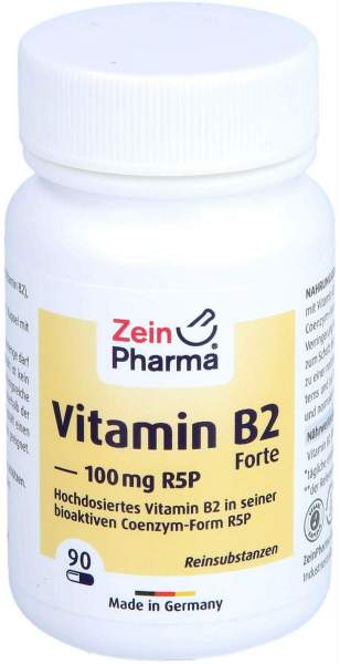 Vitamin B2 forte 100 mg bioaktives R5P Kapseln 90 Stück