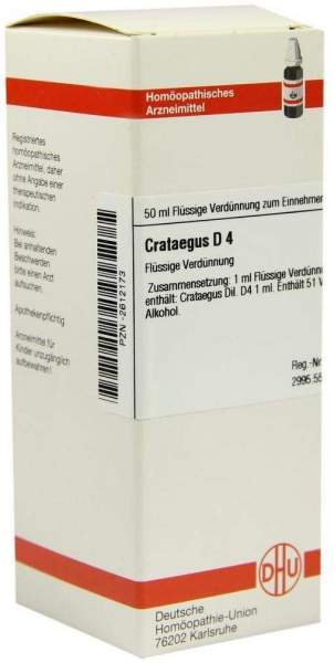 Crataegus D 4 50 ml Dilution