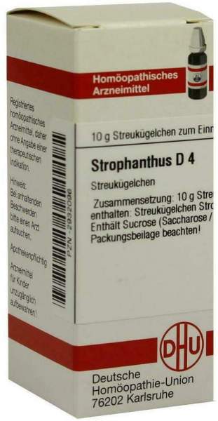 Dhu Strophanthus D4 10 G Globuli
