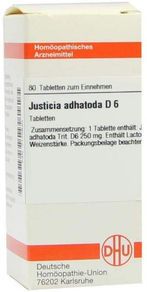 Justicia Adhatoda D 6 Tabletten