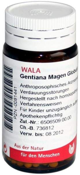 Wala Gentiana Magen 20 G Globuli Velati