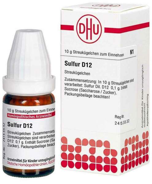DHU Sulfur D12 10 g Globuli