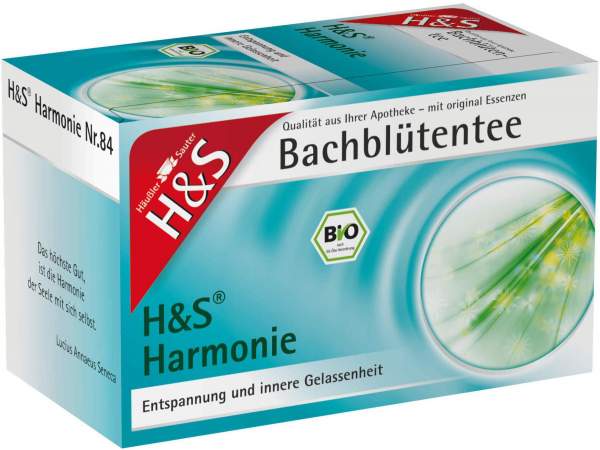 H&amp;S Bio Bachblütentee Harmonie 20 Filterbeutel